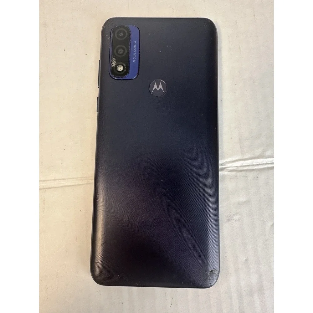 Motorola Moto Blue For Parts or Not Working Cracked Screen Broken AI Dual Camera
